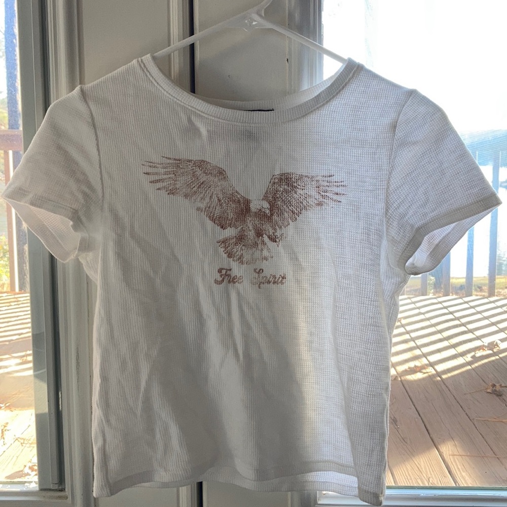 Forever 21 Free Spirt Cropped Shirt